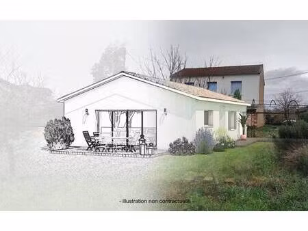 terrain avec maison neuve à vendre