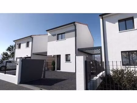 terrain avec maison neuve à vendre