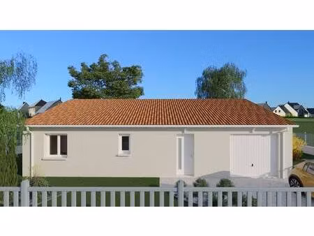 terrain avec maison neuve à vendre
