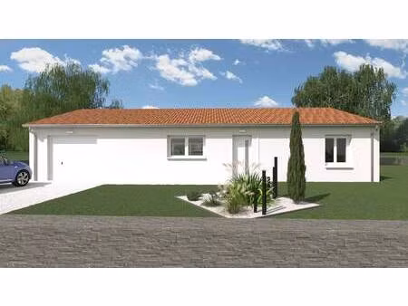 terrain avec maison neuve à vendre