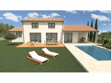 terrain avec maison neuve à vendre