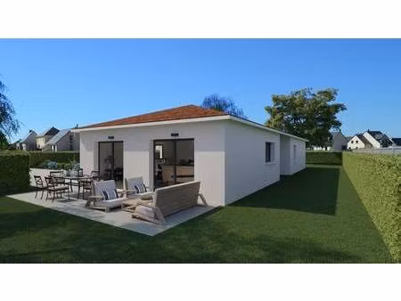 terrain avec maison neuve à vendre