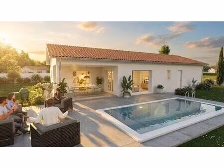 terrain avec maison neuve à vendre
