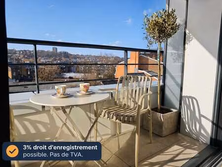 2ch | 98m² | peb a | 6ᵉ étage traversant | guillemins (l13)