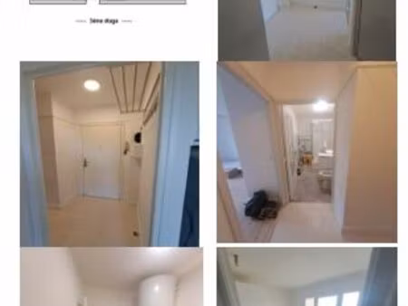 à louer appartement de 30 m2  meublé  lumineux  calme et refait à neuf