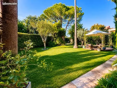 exclusivite rare 3 pièces 80m2 env. rez-de-jardin complante 550m2 env. residence securisee