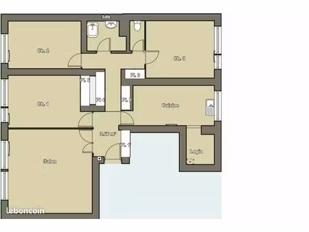 location appartement 4 pièces