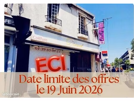 fonds de commerce coiffure 72 m²