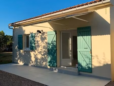 maison 50 m2 avec grand jardin et garage route de la gare