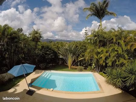 location villa + studio indépendant avec piscine à débordement