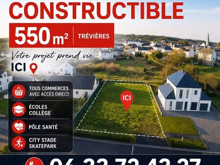 grands terrains à bâtir