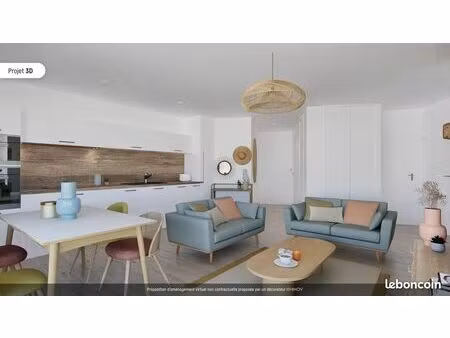 vente | programme neuf appartement | 3p | 2ch | 75 m² | les mathes | terrasse