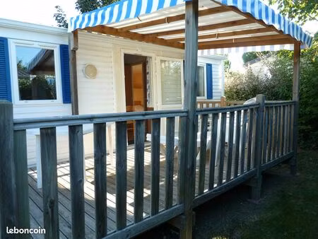 mobil-home en camping 4★ proche la palmyre / royan
