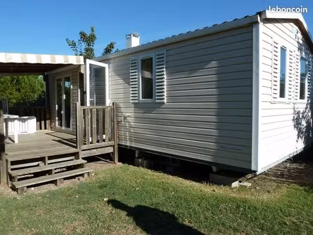mobil-home tout équipé en camping 4★ proche océan – arvert / royan