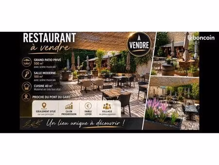 fond de commerce restaurant