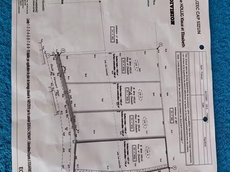 terrain a vendre