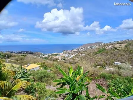 f2 neuf et meublé  vue mer  37 m² à case-pilote (97222)