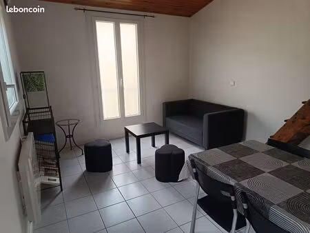 loue maison t1bis de 24 m2 meublé et équipé + mezzanine de 11m2