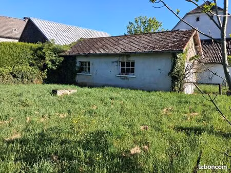 vend terrain avec garage