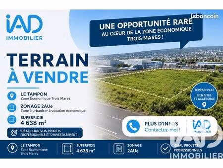 terrain 6812 m² le tampon