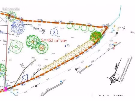 terrains à bâtir de 453m2 (libre constructeur)