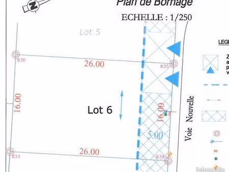 terrain 4 160 m² etaules