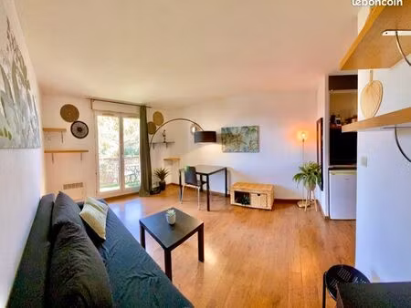 studio meublé avec terrasse + parking sécurisé – montpellier nord