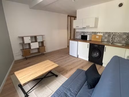 appartement studio à louer - centre ville revel