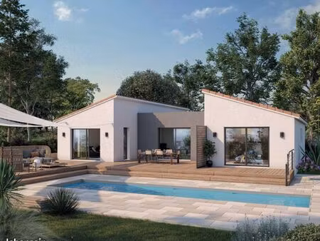 maison contemporaine neuve 110 m² avec 4 chambres et terrain viabilisé à portel-des-corbiè