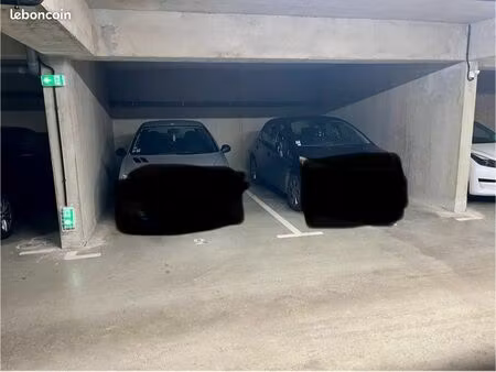 vente d’une place de parking souterrain dans résidence sécurisée