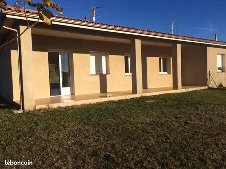maison louée + gros terrain