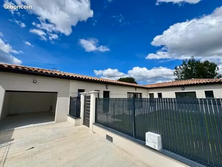 maison contemporaine neuve de plain-pied – 131 m² habitables – 3 chambres – bourg-de-péage