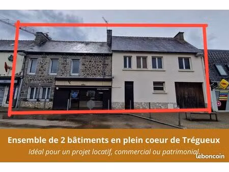 vente de 2 bâtiments ensemble à trégueux – fort potentiel commercial et habitation