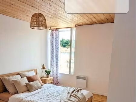 ? maison charentaise de 75 m² – 2 ch – prête à vivre  sans travaux