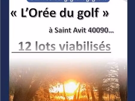 terrains viabilises saint avit mont de marsan