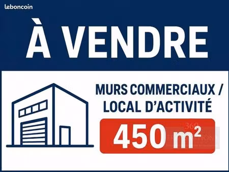 murs commerciaux 450 m² lubersac