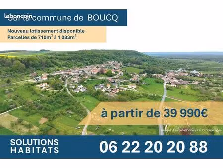 terrain à bâtir de 710m²  libre de constructeur