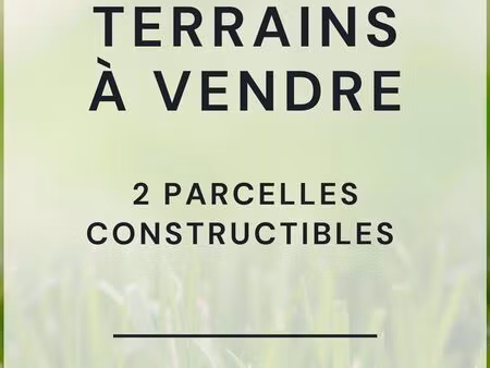 terrain a batir - hypercentre - chantepie