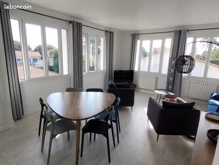 royan pontaillac – superbe t2 rénové – dernier étage – 400 m plage