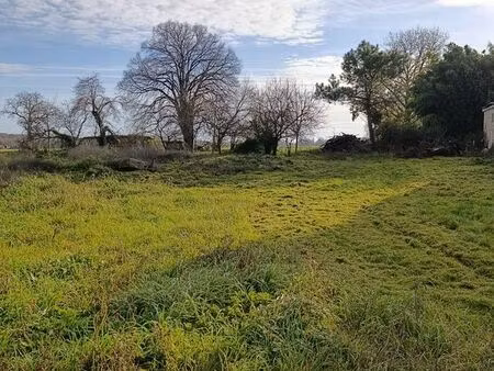 ? grand terrain constructible semi-viabilisé de 1 538 m²