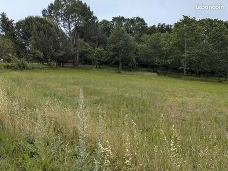 vente d’un terrain constructible de 1525 m² à saint palais (33820) - vente entre particuli