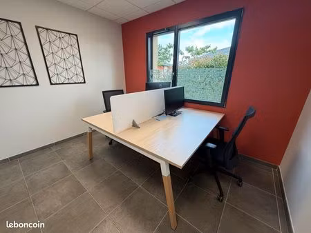 bureau privatif 2 personnes 15m² – coworking tout équipé