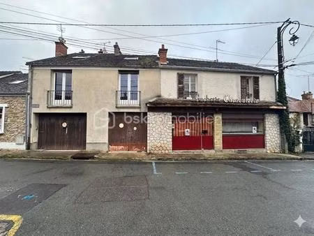 samois-sur-seine – ensemble immobilier 240 m² – centre village – terrain 850 m² – idéal in
