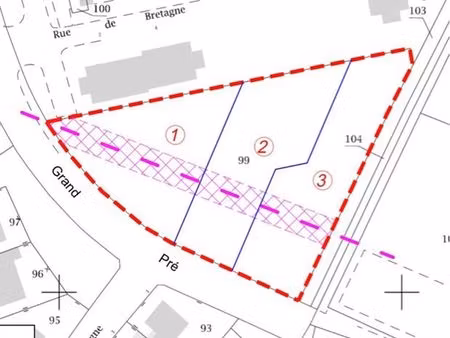 terrain / parcelle à louer – 4 000 m² – chevigny-saint-sauveur