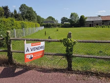 terrain de 1000 m2 constructible à duranville