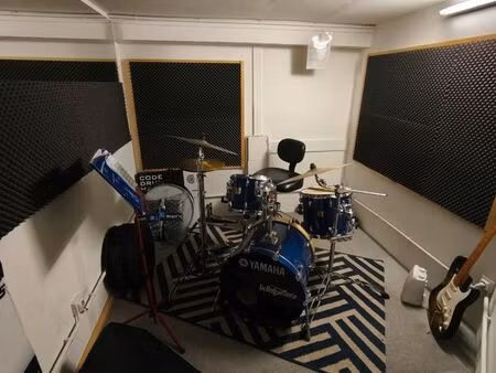 location studio avec batterie