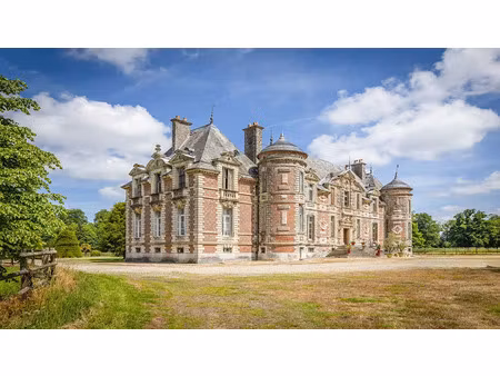 château normand et son parc à deux pas de la mer