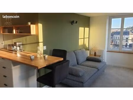 t2 meublé et refait à neuf - duplex