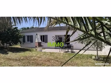 vente maison plain-pied 3 chambres saint-hippolyte (17430)