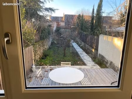 maison de ville uzes centre avec jardin